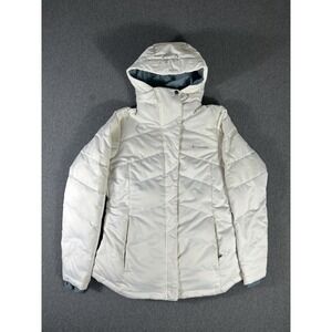 Columbia Omni-Heat Women's White Insulated Ski Jacket Size M